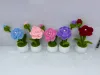 Twisty stick, rose, sunflower, tulip, artificial flower book, study desk decoration, Teachers' Day decorative small potted plant Item Picture